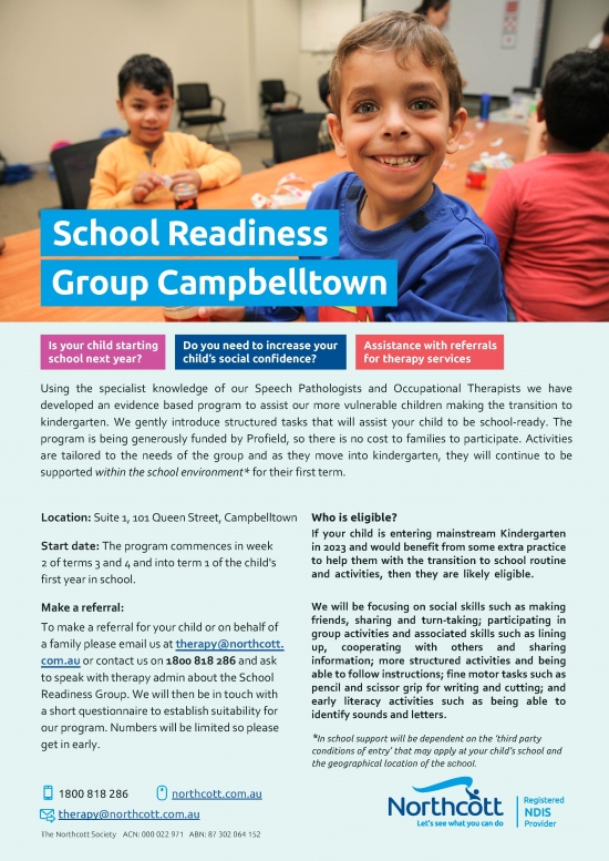 School readiness program flyers Campbelltown 002 002