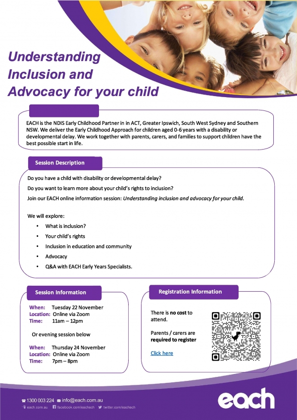 Inclusion and Advocacy flyer v.2